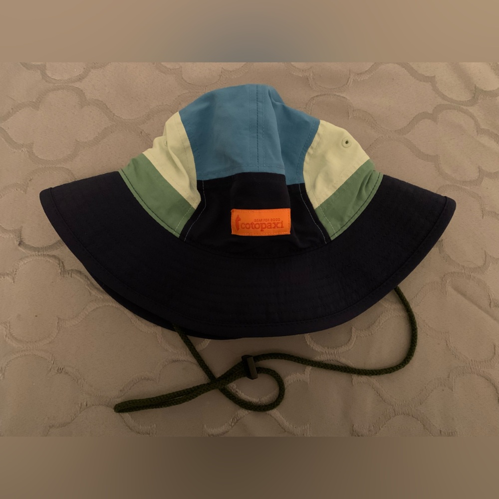COTOPAXI TECH BUCKET HAT-Woven Patch Unisex One Size Adjustable Cord Lightweight